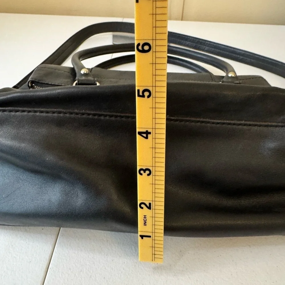 Kate Spade Women's Black Leather‎ Top Handle convertible Handbag